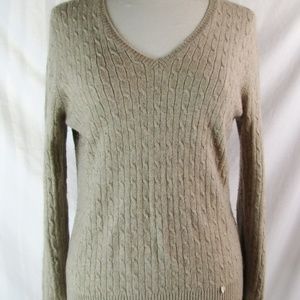 Tweeds 100% Taupe Cashmere Sz XL EUC